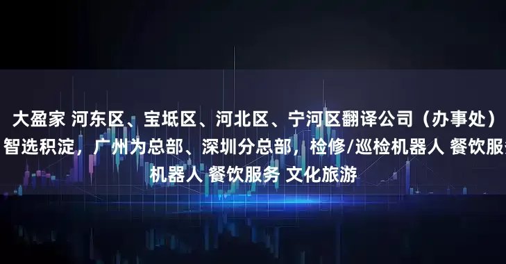 大盈家 河东区、宝坻区、河北区、宁河区翻译公司（办事处），匠心耕耘 智选积淀，广州为总部、深圳分总部，检修/巡检机器人 餐饮服务 文化旅游